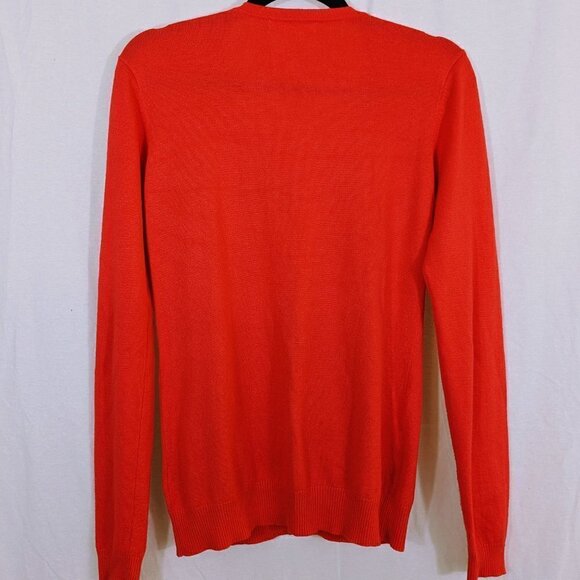 DownEast Bright Pink Button Down Cardigan Sweater Size M - Picture 2 of 4